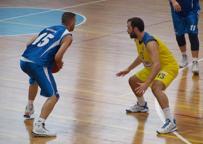 Φάση από τον αγώνα της ομάδας μας με το Λαύριο