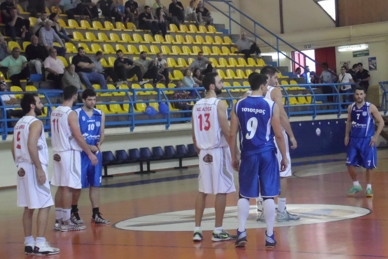 Φάση από τον αγώνα της ομάδας μας με τον Αετό